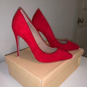 Red Velvet Billini Heels